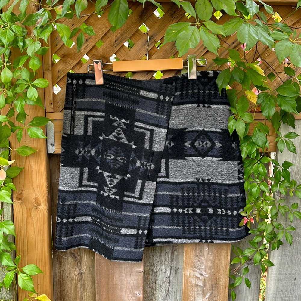 Asymmetrical Mini Skirt